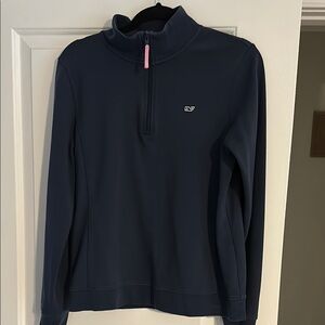 Navy Quarter-Zip Pullover